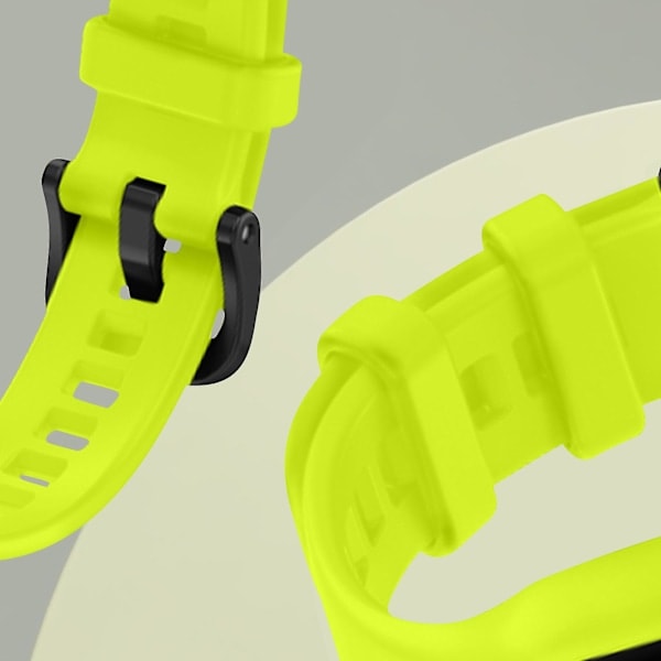 [QD] Kompatibel med Huawei Band 7 / 6 Pro / Honor Band 6 Armbånd Fleksibel Silikon Lime