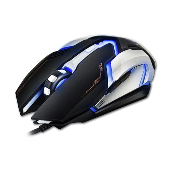 /QD/iMice V6 - Gaming Mus med LED-belysning
