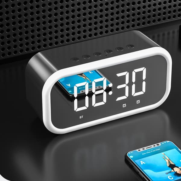 Bluetooth-högtalare med väckarklocka