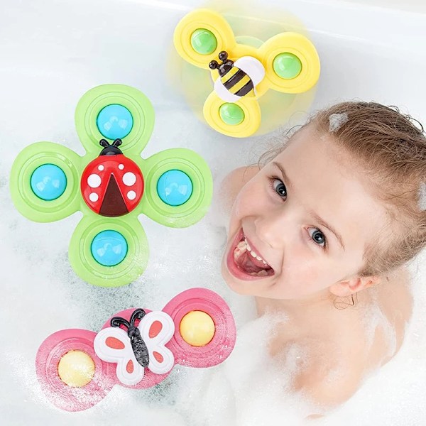 Fidget Spinner med Sugekop til Børn - Snurrende Legetøj