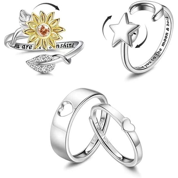 Antistressring, 4 Ringer Flerfarget_qq