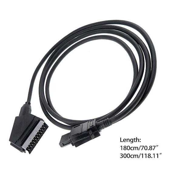 1.8m/3.0m RGB Scart Audio Video AV-kabeltilkobling for NES-konsoll