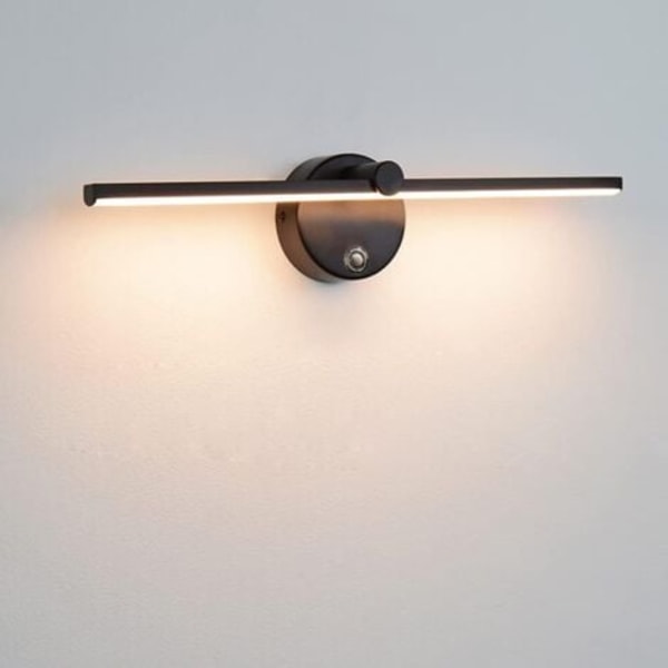 QU/Dimbar LED Spegellampor med Strömbrytare, 300° Roterbar Badrumsvägglampa, 8W 4000K LED Badrumsspegellampa
