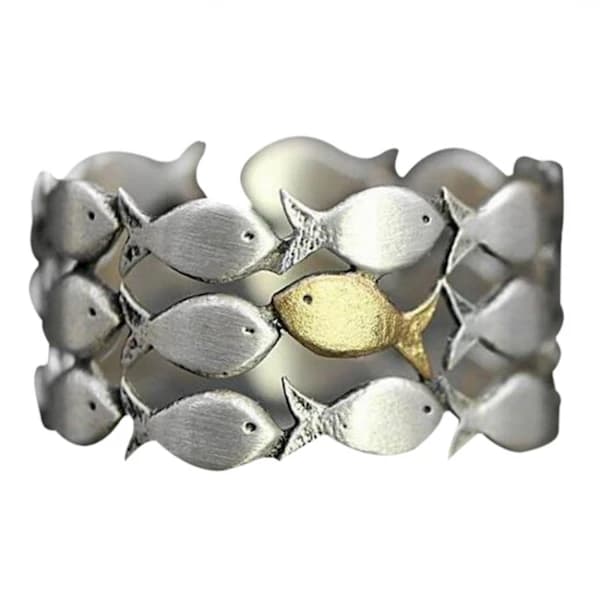 Til min datter, der svømmer mod strømmen, justerbar fingerring