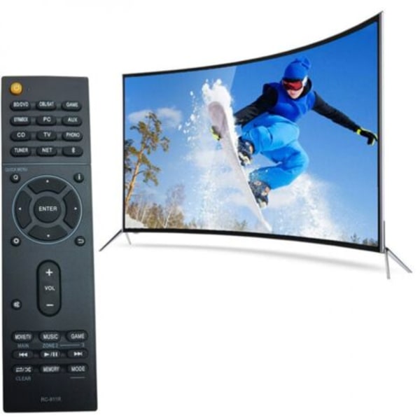 QU/Replace RC-911R Kaukosäädin Onkyo AV-stereovastaanottimelle TX-NR578 TX-DS787 TX-NR777 TX-NR686 HT-S7805 TX-RZ720