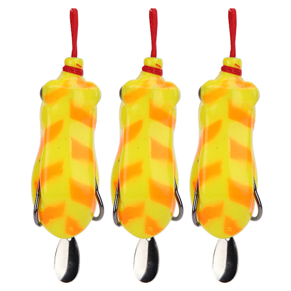 3 stk. Kunstig Simulation Blød Paillet Fiskeagn Fisketilbehør 5.5cm5#_QF
