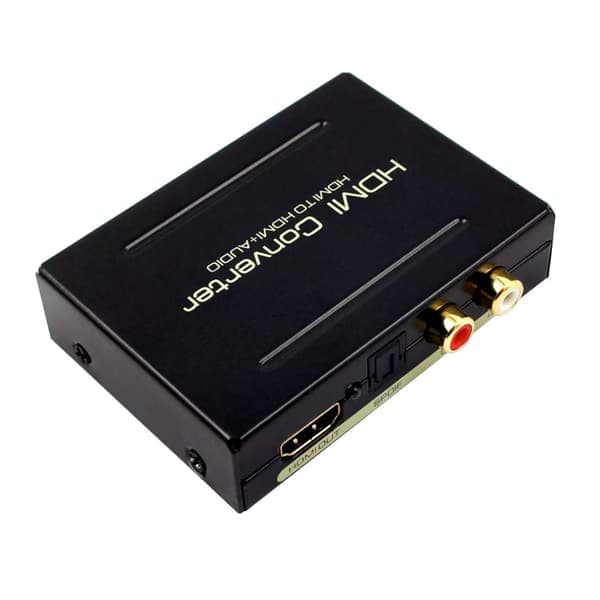 Lydsplitter, HDMI til HDMI + SPDIF + RCA - USB