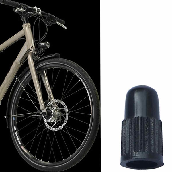 15 st Cykelventilhattar i Plast, Dammskydd Svart, Fransk Stil, Ventilskydd för Cykel, Dammskydd för Mountainbike, Landsvägscykel_qudddd