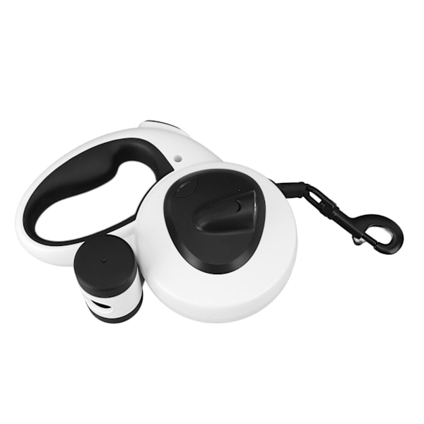 Automatisk innrullbar hundebånd profesjonell refleks sikkerhetsbånd med lys for gåturer trening jogging 5 meter M for 10‑30 kg˜QD