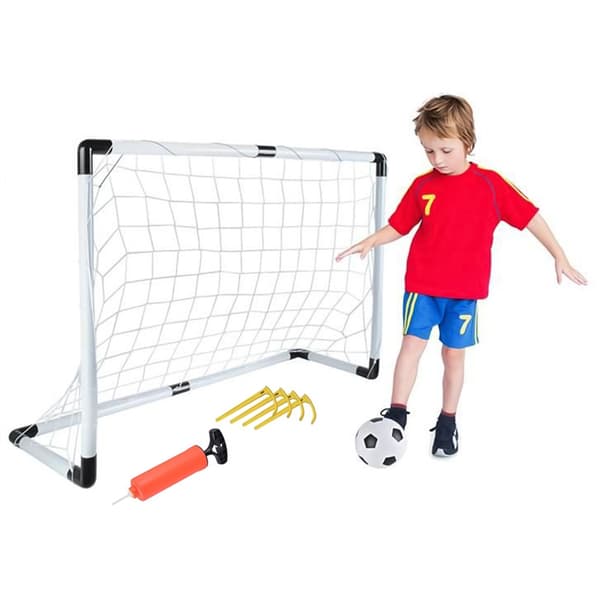 Fotballmål for barn – med ball og pumpe