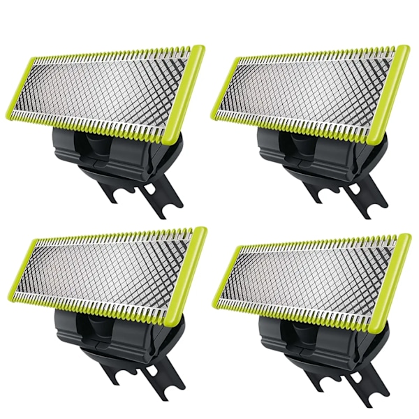 4-pack Kompatibla Philips OneBlade ersättningsblad för män One Blade Pro/QQP/ 4-pack