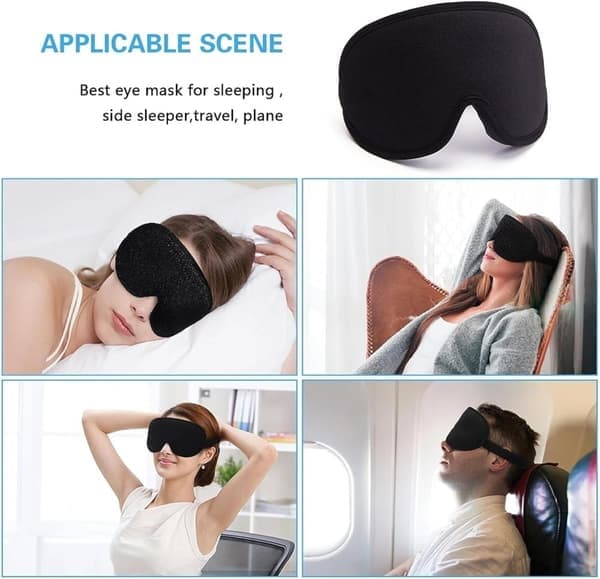 3D-øyemaske lystett sovemaske
