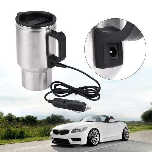 /QD/Elektrisk Vattenkokare Varmvattenberedare Bil Camping 12V 450ML - TUN