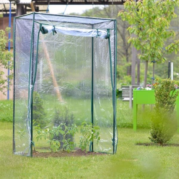 Tomatväxthus i plast