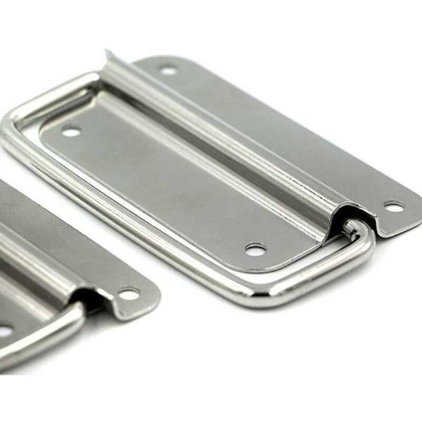 QU)4 stycken Fällbart handtag Rostfritt stål handtag, lådhandtag Fällbart
