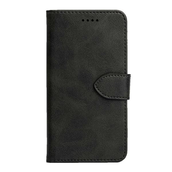 OnePlus 8 Pro Pung Etui Læder Skind Cover Sort_qq