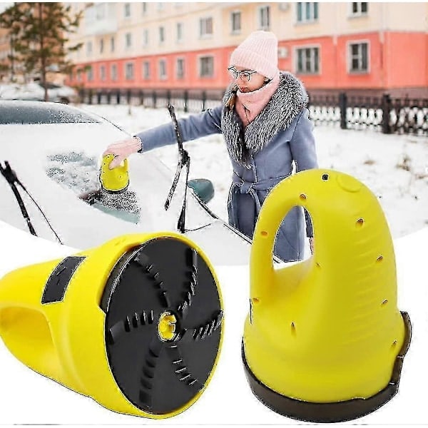 \"QD\" 1. Elektrisk is- og snøskrape for bil, bærbar elektrisk is- og snøskrape USB-oppladbar
