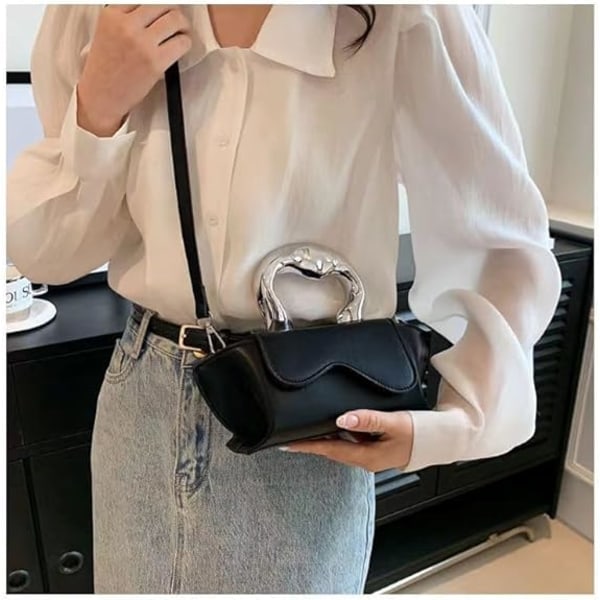 [QD] Tote taske til kvinder Dupes Mini læder Tote Bag Lille personlig Crossbody Håndtasker