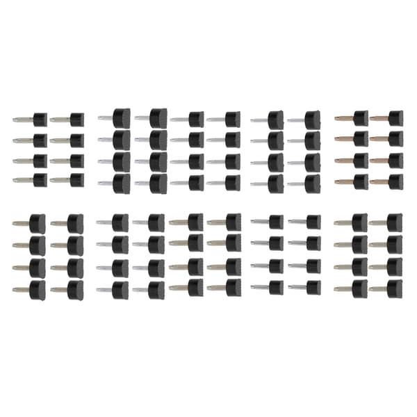 80 stk høye hælspisser TPU polyuretan jernsko reparasjon multistorrelse erstatning 0.4