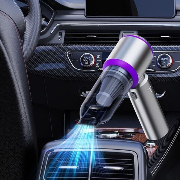 /QD/ Kädessä pidettävä imuri, 16000Pa 3-in-1 tehokas johdoton autotallin imuri, 3 nopeutta 80 000 kierr/min, johdoton mini-imuri
