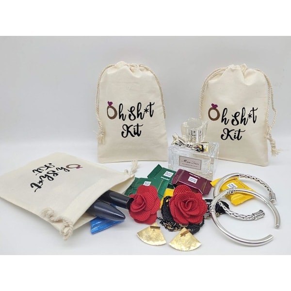 QU/Dragskopåse 10x15 cm Bakis-Kit Väska Oh SHT Kit Väska