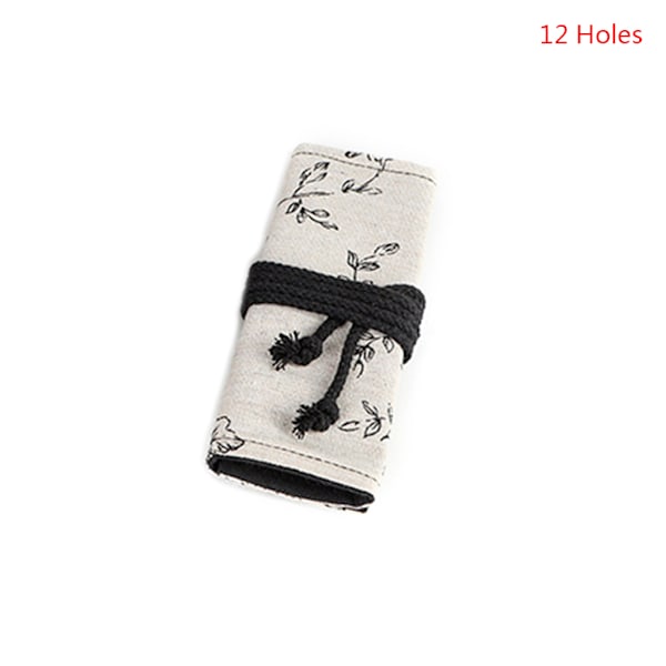Peony 12/24/36/48/72 huller Canvas Rulle Pen Gardin Penalhus til case Makeup Wr
