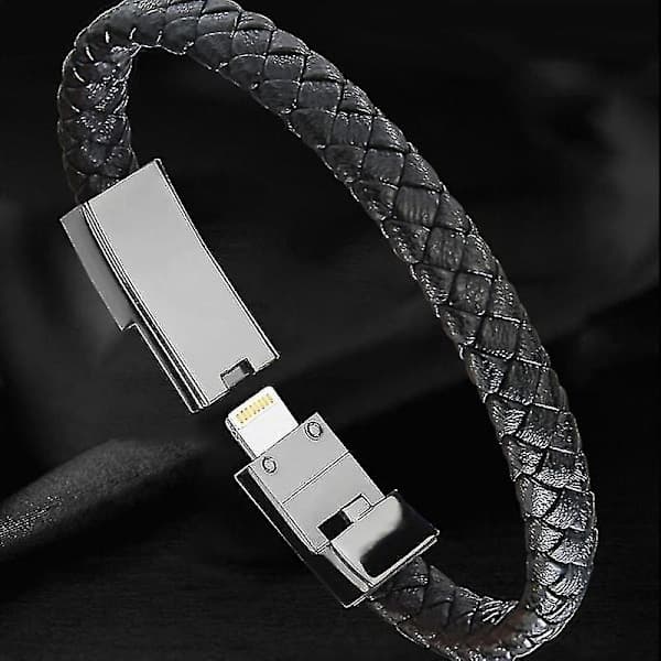 USB Charging Cable Bracelet Fashion Bracelet Charger Data Cable-_QF