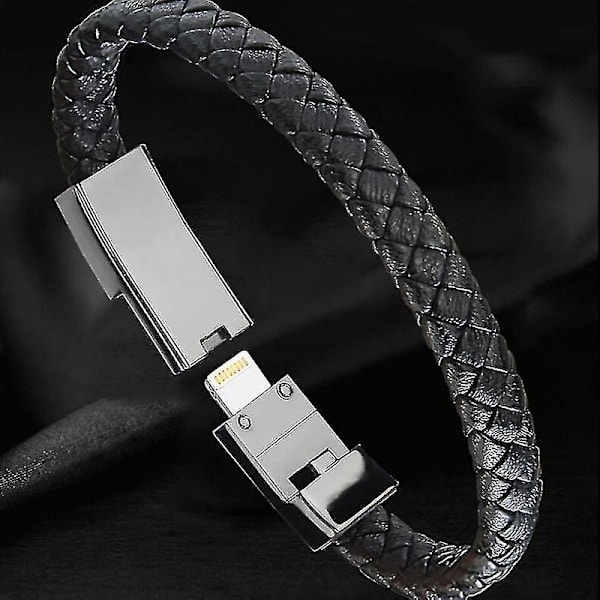 USB Ladekabel Armbånd Mode Armbåndslader Datakabel-_QF
