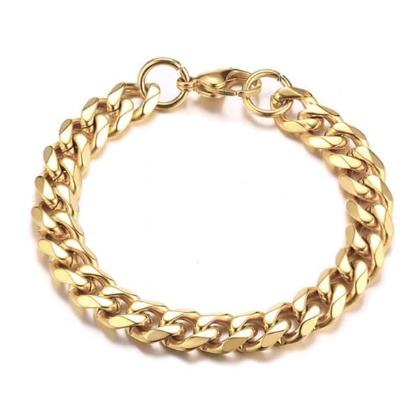 Pansarlænke Armbånd Kædearmbånd Guld 11,5mm