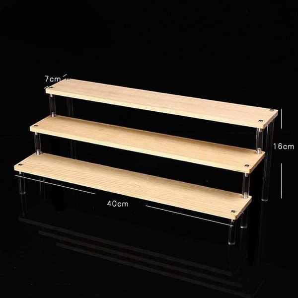/QD/Multifunktionel Display - Akryl - 3 Etager