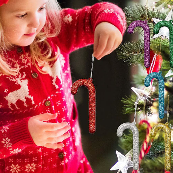 12-pakning med 6/12 stk pepperkake dekorasjoner Juledekorasjoner Hengende pepperkakesmykker Nyttårsferie Juledekorasjon 12-pakning set˜QD