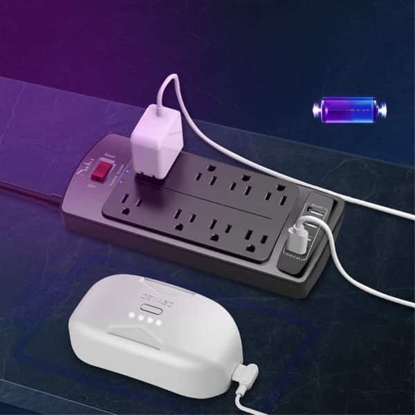 \"QD\" 6000mAh akkukotelo Power Bank Oculus Quest 2 VR-kuulokkeille