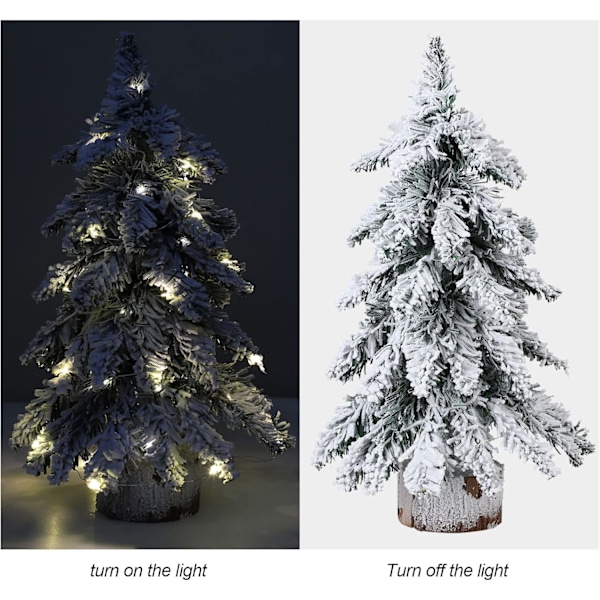 Bordsskiva Julgran, Mini Julgran Konstgjord Liten Julgran Ornament För Semester Inomhus Utomhus Hem Trädgård