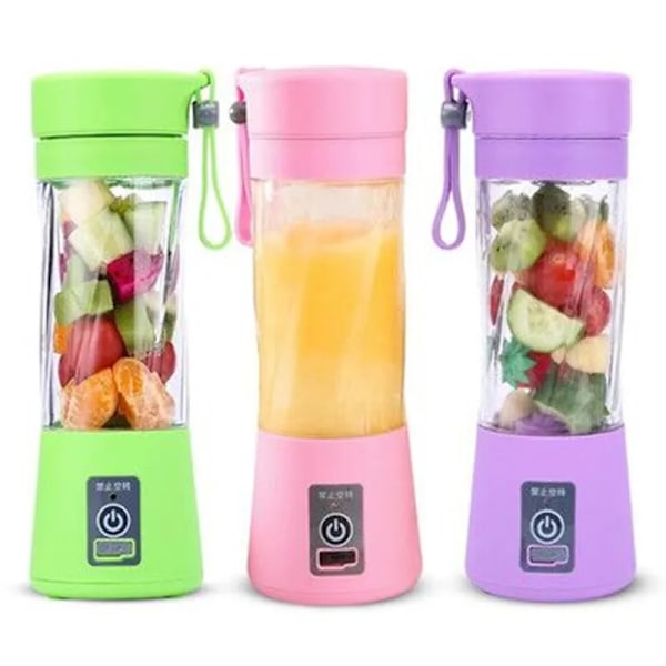 QU.2021 Portabel USB Elektrisk Fruktjuicer Handhållen Grönsaksjuicepress Blender Uppladdningsbar Mini Tillverkningskopp Med Laddningskabel