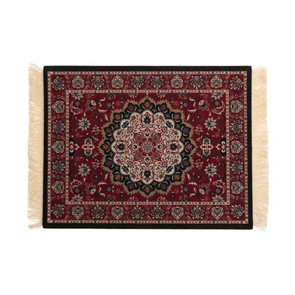 Persisk musemåtte, orientalsk skrivebordsmåtte til computer, 18*26cm