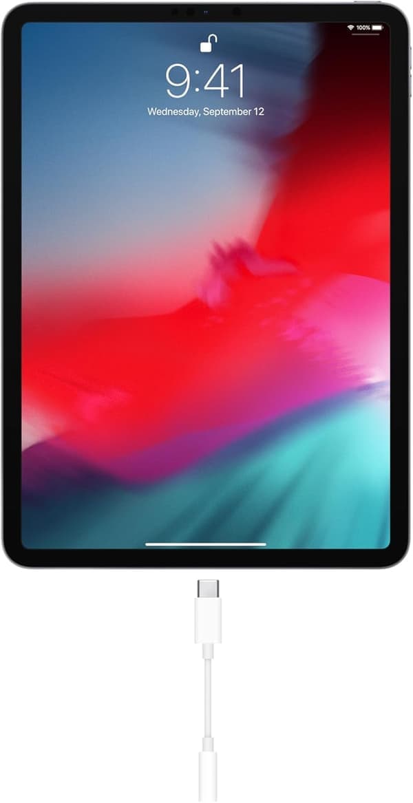 Adapter for USB-C til 3,5 mm hodetelefonkontakt