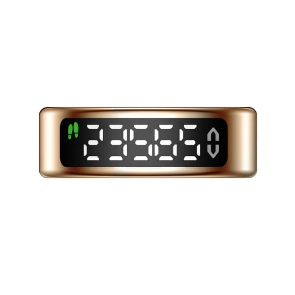 Smart ring med helseovervåkingsfunksjon, roségull, 12