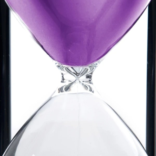 60 minuters timglas, trätimglas
