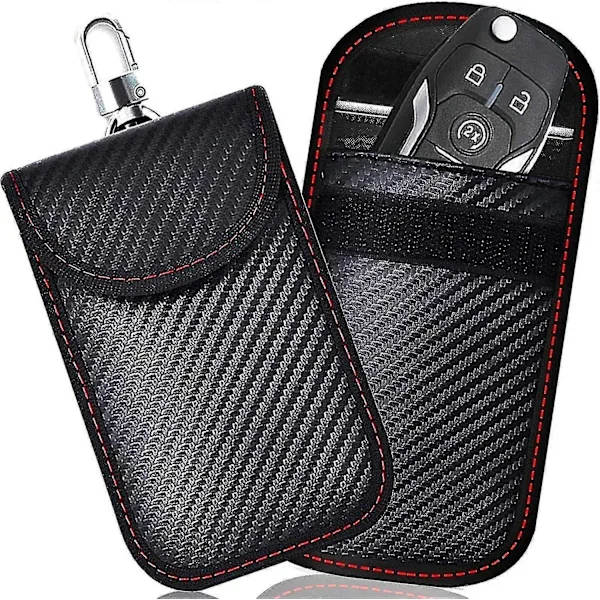 Faraday Nyckelbricka Skydd (2-pack) Bilsäkerhets skyddsväska