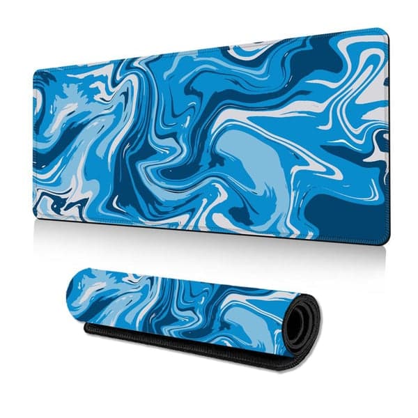 Musematte med vanntett overflate Blue M