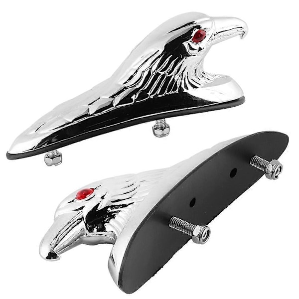 QD-Universell Motorcykel Framskärm Stänkskydd Dekoration Ornament Örnhuvud Staty NO.88146