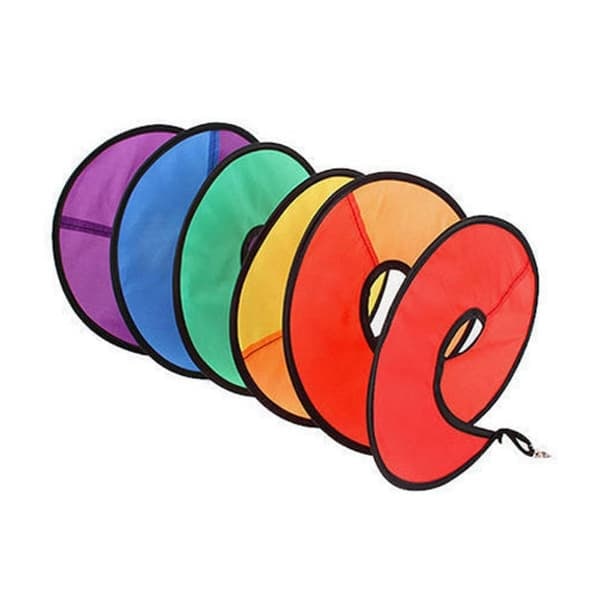 \"QD\" 1,6 m Pride Regnbåge spiral vindsnurra tält flagga dekor