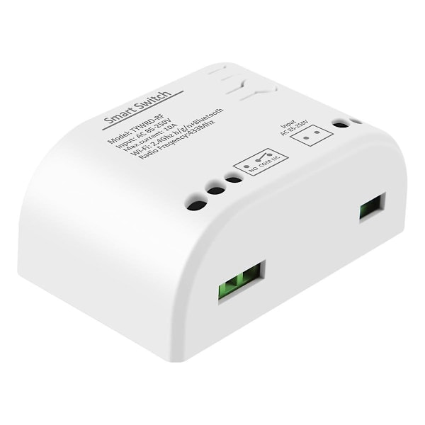 1-kanavainen RF Smart Switch AC85-250V WIFI Tuya Kaukosäädin 433 Valokytkin 10A Rele Lukitus