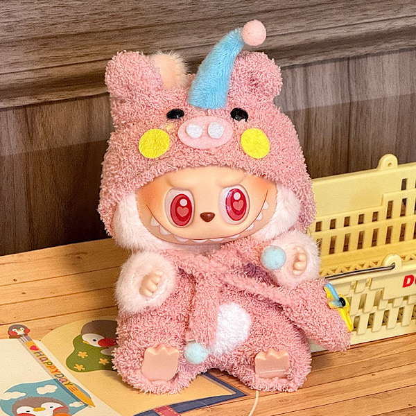 Halloween-serie Labubu Avancerad Kostymdesign, en Komplett Uppsättning Anpassade Labubu-kläder för Dig Piggy