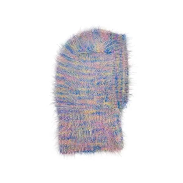 Fusk Sobel Strikket Lue - Blå, Design Nisjeseksjon Pullover Ullhatt, Vinterkald Lue