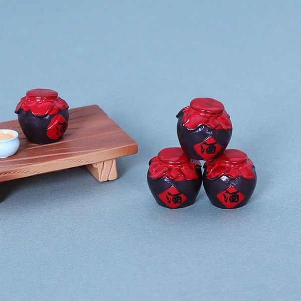 QD-1/12 Nukkekodin Miniatyyri Retro Viinipullo Nukkekoti Simuloitu Korkki