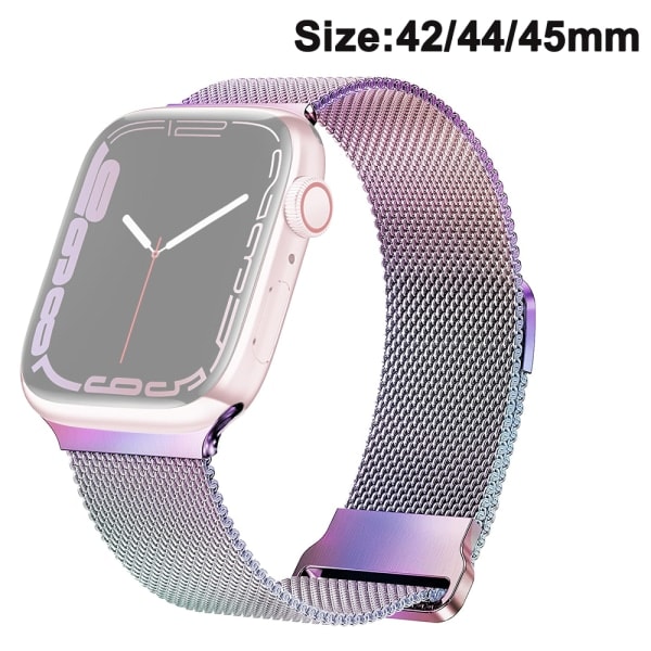 [QD] Magnetiskt Apple Watch Armband - Färgstarkt 42/44/45mm