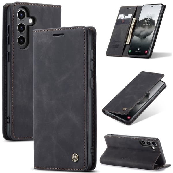 \"QD\"CASEME Pung Etui Samsung Galaxy S25+ (S25 Plus) - Sort