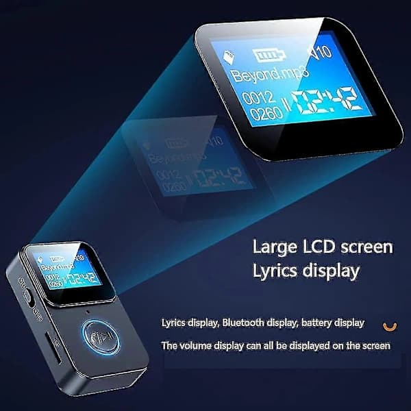 MP3-soitin Bluetooth 5.0 -musiikkisoittimella