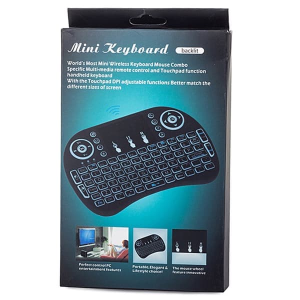 Wireless Mini Keyboard Touchpad 2.4Ghz for IP-TV and More